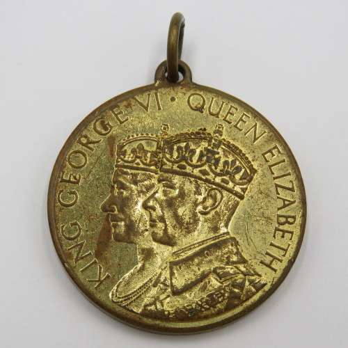 Coronation of George 6 Medallion - Rowntree Cocoa Jellies
