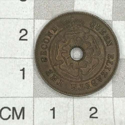 1954 Rhodesia Half Penny - AU+