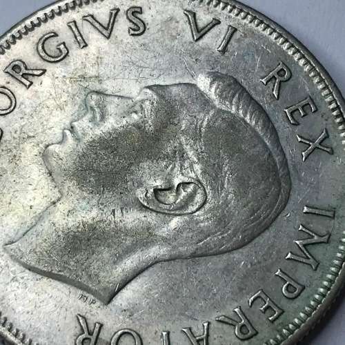1939 SA Union Half Crown - XF+ - Scarce