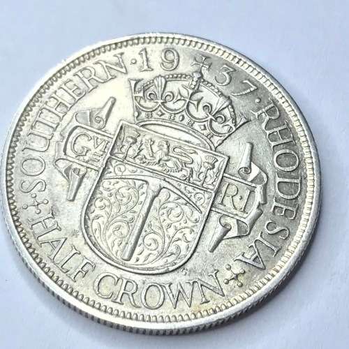 1937 SA Union Half Crown - AU