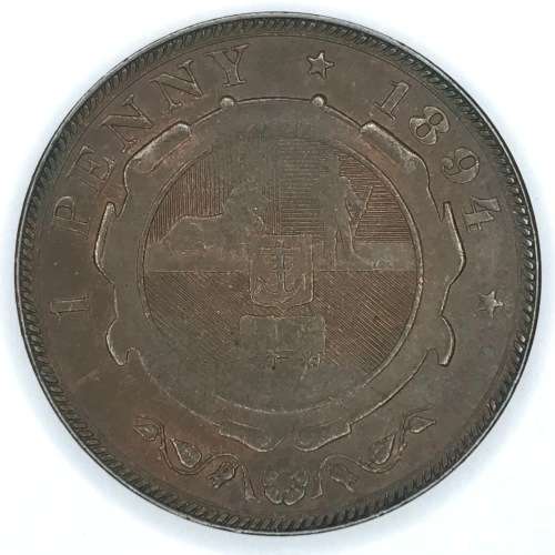 1894 ZAR Kruger Penny - XF