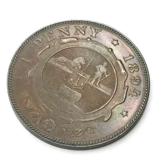 1894 ZAR Kruger Penny - XF