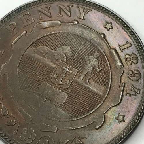 1894 ZAR Kruger Penny - XF