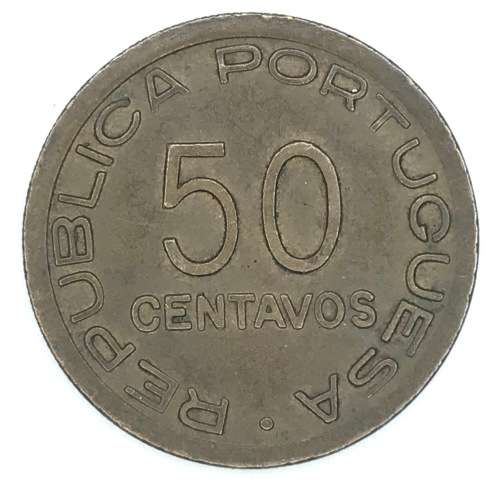 1945 Mozambique 50 Centavos - AU