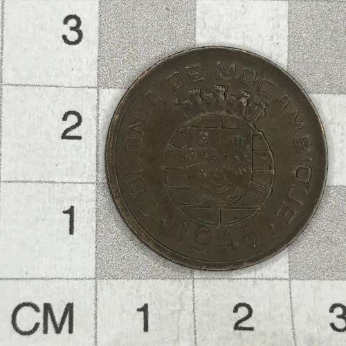 1945 Mozambique 50 Centavos - AU