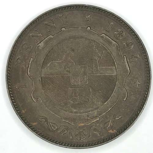 1894 ZAR Kruger Penny - XF