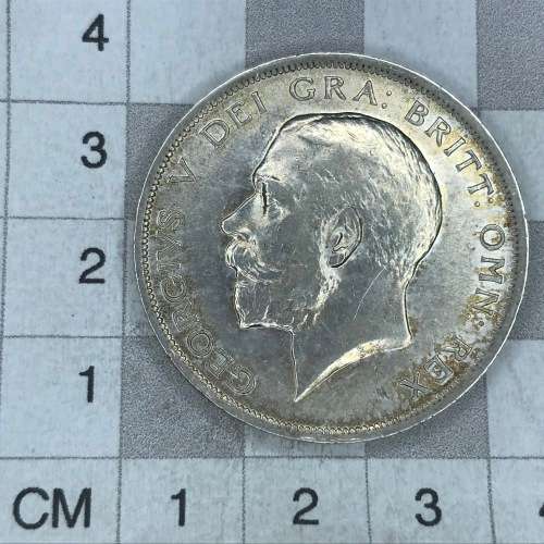 1917 Great Britain Half Crown - UNC - With some bag marks - Full lustre