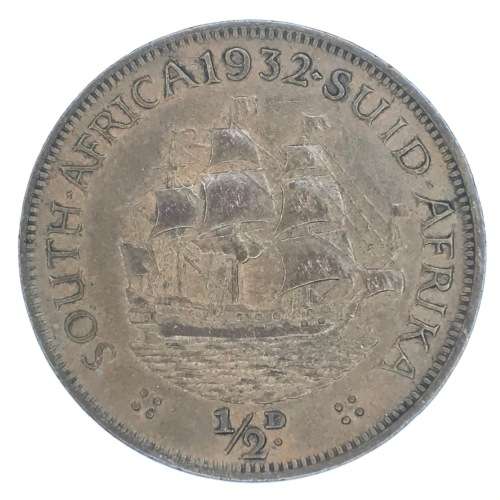 1932 SA Union Half Penny - XF+