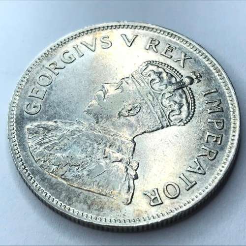 1927 ZAR Half Crown - XF+
