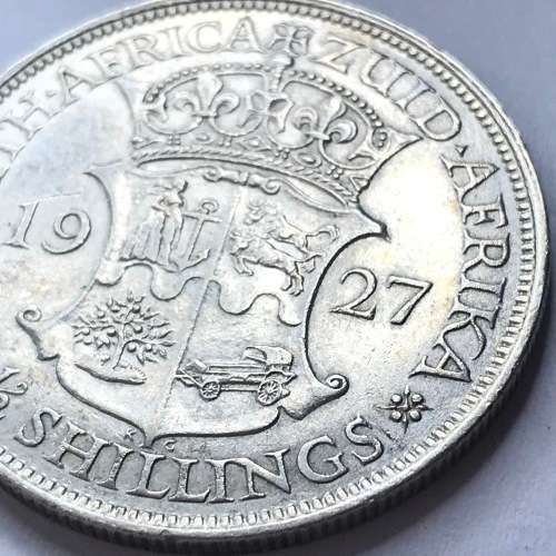 1927 ZAR Half Crown - XF+