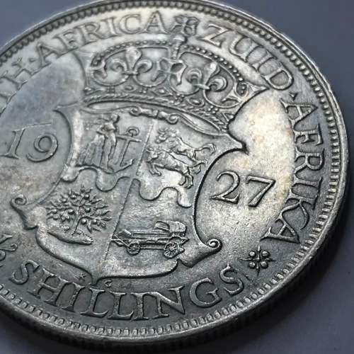 1927 ZAR Half Crown - XF+