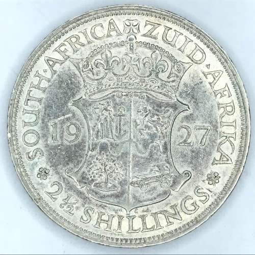 1927 ZAR Half Crown - XF+
