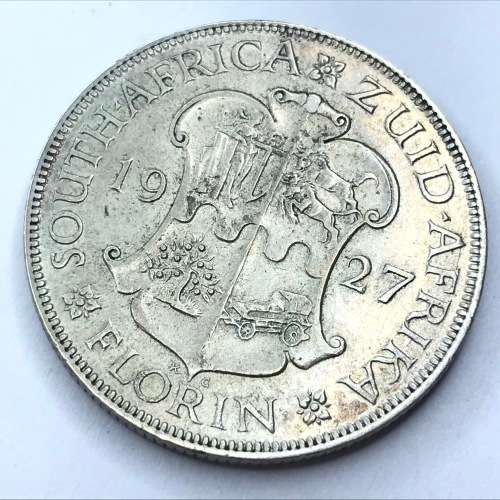 1927 ZAR 1/12 Shilling Half Crown - EF+ book value of R45000 in extra fine