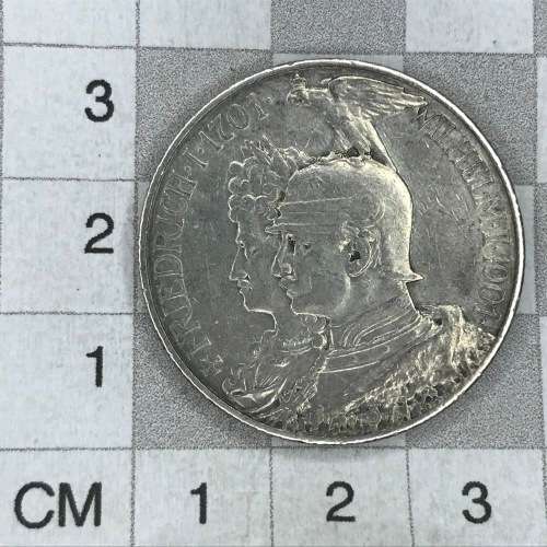 1901 Germany Prussia Two Mark - Some fine scratches