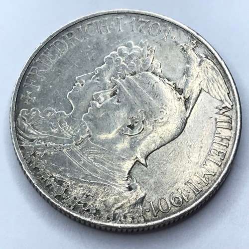 1901 Germany Prussia Two Mark - Some fine scratches