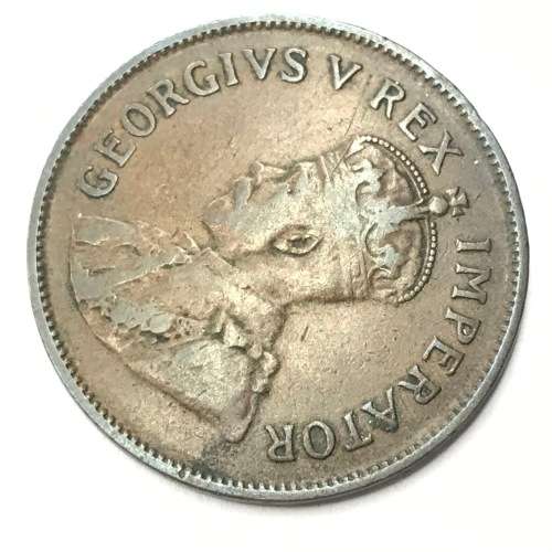 1925 SA Union Half Penny - Very scarce