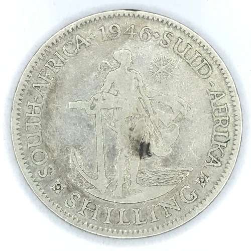 1946 SA Union Shilling - scarce