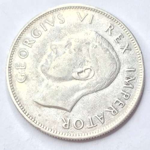 1946 SA Union Half Crown - Ultra scarce - Mintage 11238