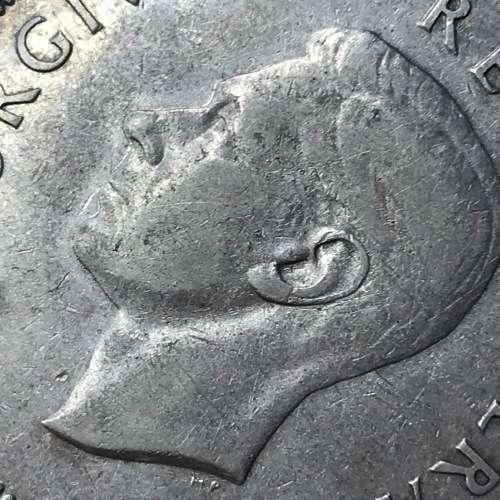 1946 SA Union Half Crown - Ultra scarce - Mintage 11238