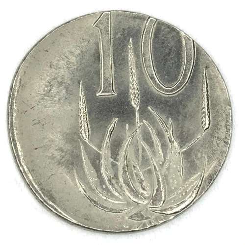 1976 RSA Error 10 cent struck on 5 cent planchet