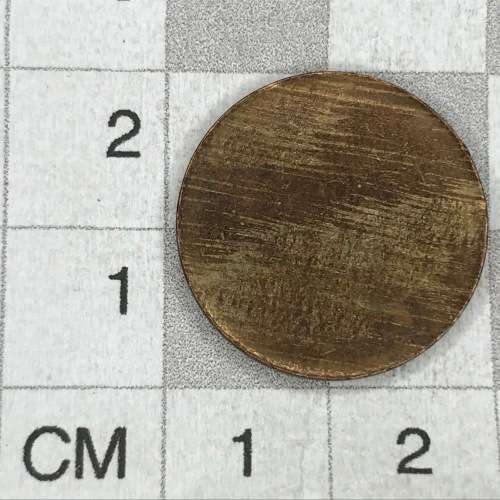 RSA uncirculated blank 1c with rim