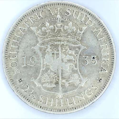 1935 SA Union Half Crown - VF