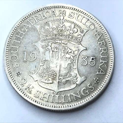 1935 SA Union Half Crown - VF