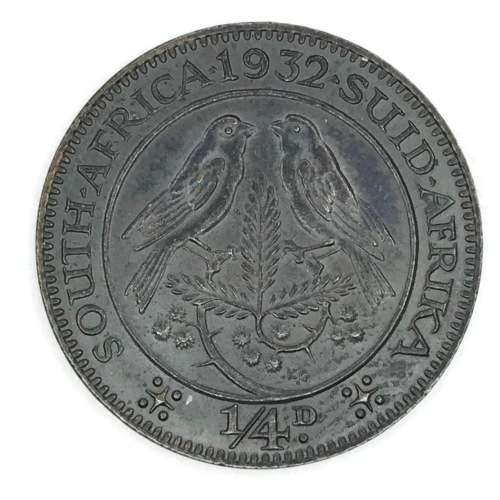1932 SA Union Farthing - Uncirculated