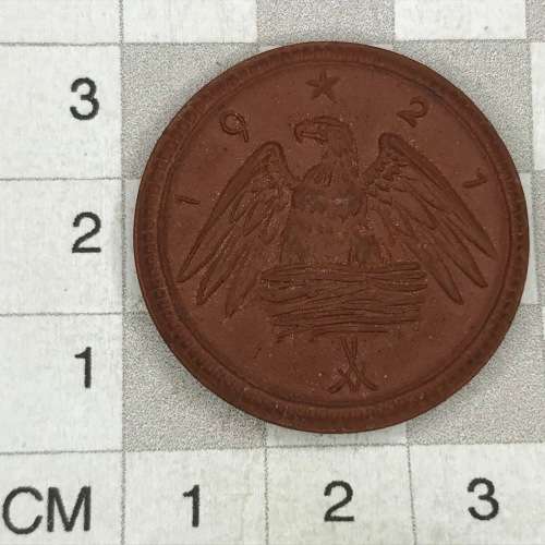 Set of 1921 German notgeld pieces - porcelain