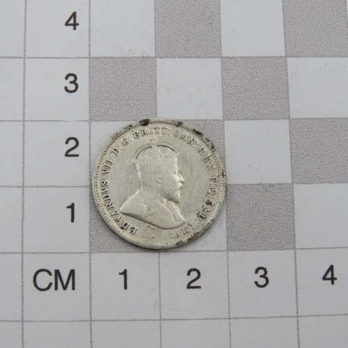 1910 Australia Sixpence well used