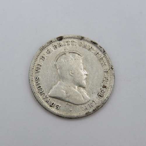 1910 Australia Sixpence well used