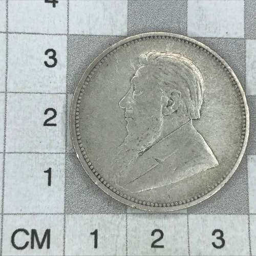 1894 ZAR silver 2 Shillings - F+