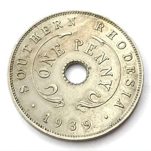 1939 Southern Rhodesia penny - - Excellent coin