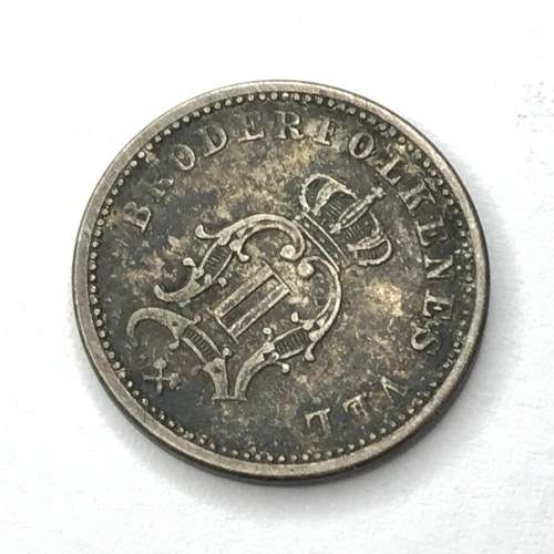 1892 Norway Ten ORE - VF+