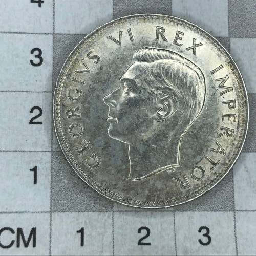 1944 SA Union Half Crown - UNC - Some bag marks