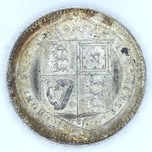 1887 Great Britain Victoria shilling - AU+