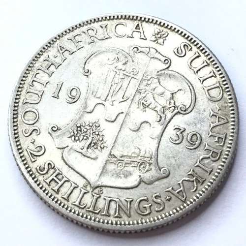 1939 SA Union Two Shilling - XF+