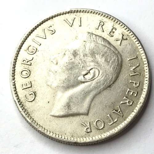 1943 SA Union two shilling - AU+