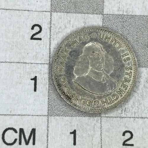 1962 RSA Two and a half cent - Very low mintage - Only 8745 business strikes - UNC