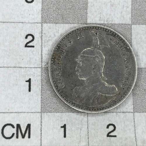 1907 German East Africa J Quarter Rupee - aXF