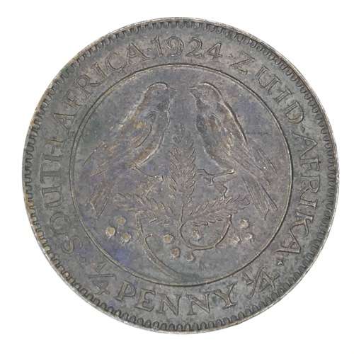 1924 SA Union farthing - UNC