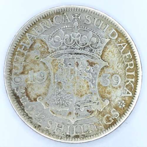 1939 SA Union Half Crown - VF