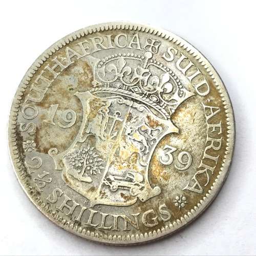 1939 SA Union Half Crown - VF