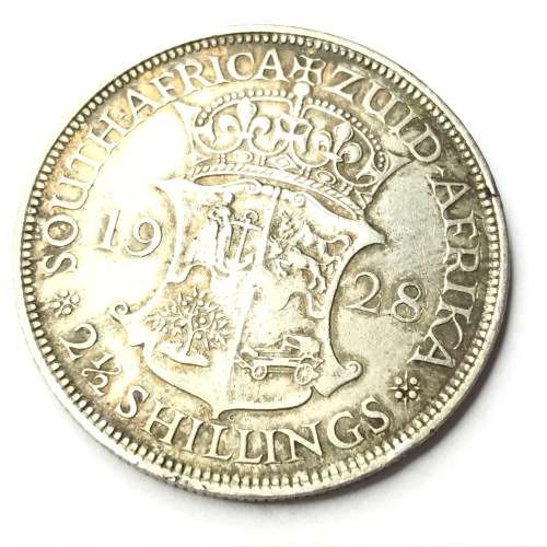1928 SA Union Half Crown - aVF