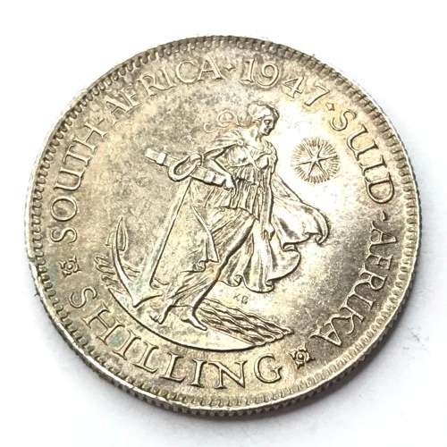 1947 SA Union Proof silver One Shilling