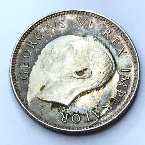 1947 SA Union Proof silver One Shilling
