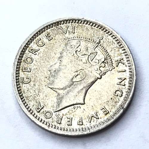 1944 Southern Rhodesia threepence - XF+
