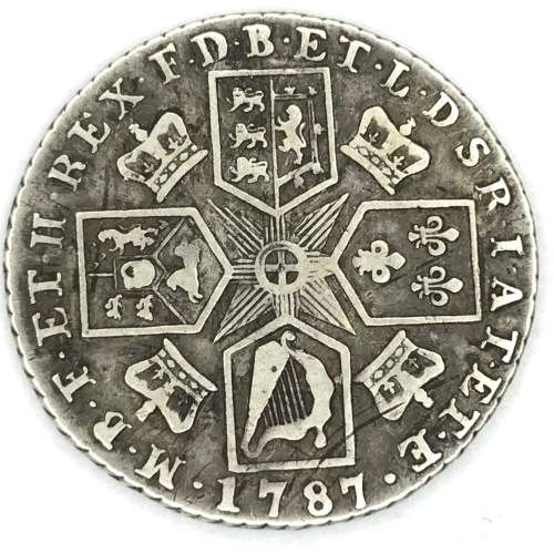 1787 Great Britain George 3 Shilling - VF