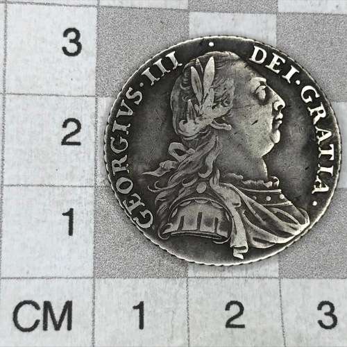 1787 Great Britain George 3 Shilling - VF