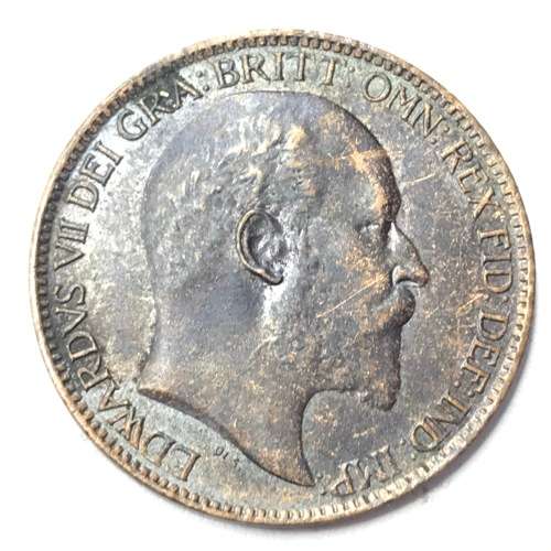 1905 Great Britain Farthing - beautiful coin